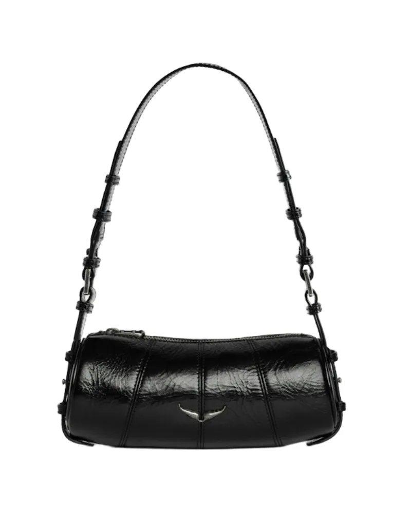Zadig & Voltaire Tasche Le Roudoudou Vintage Patent Schwarz