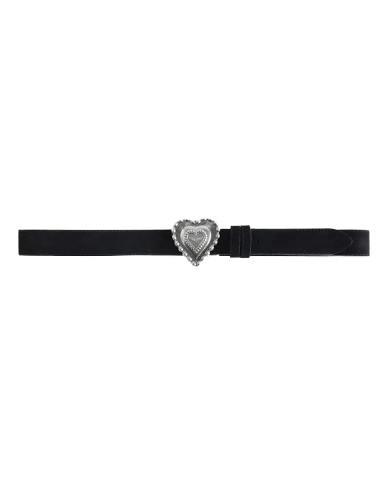 Zadig & Voltaire Gürtel Santa Fe Crush 30mm Schwarz