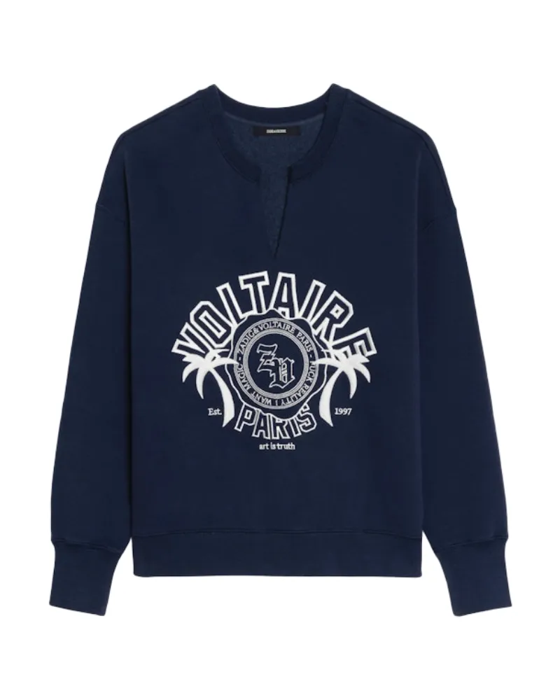 Zadig & Voltaire Sweatshirt Olive Blau