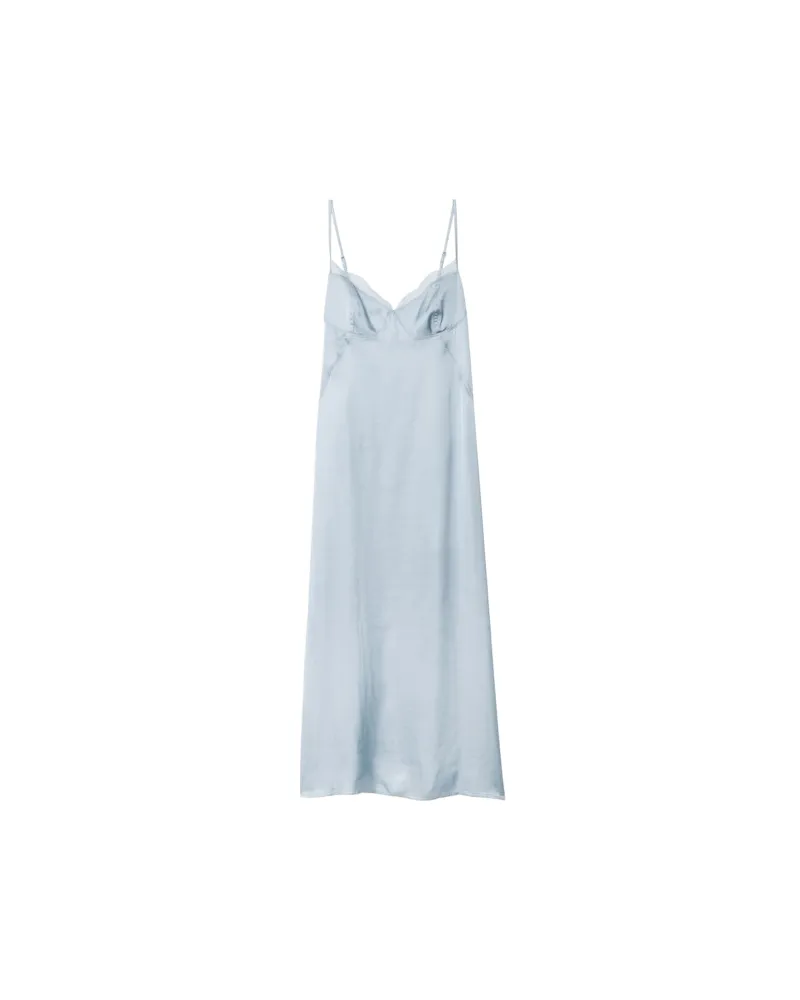 Zadig & Voltaire Rialta Satin Kleid Cloud