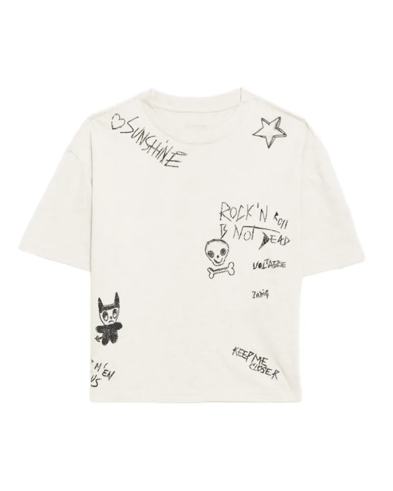 Zadig & Voltaire Taida T-Shirt Grau