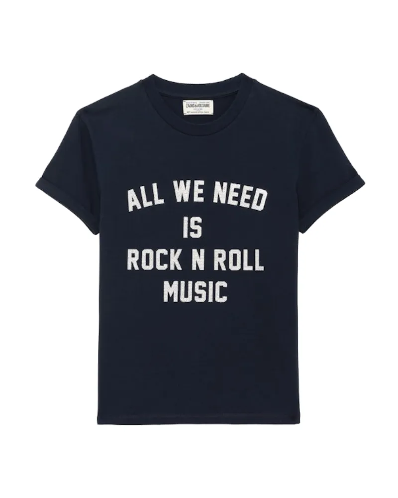 Zadig & Voltaire Walko T-Shirt Blau