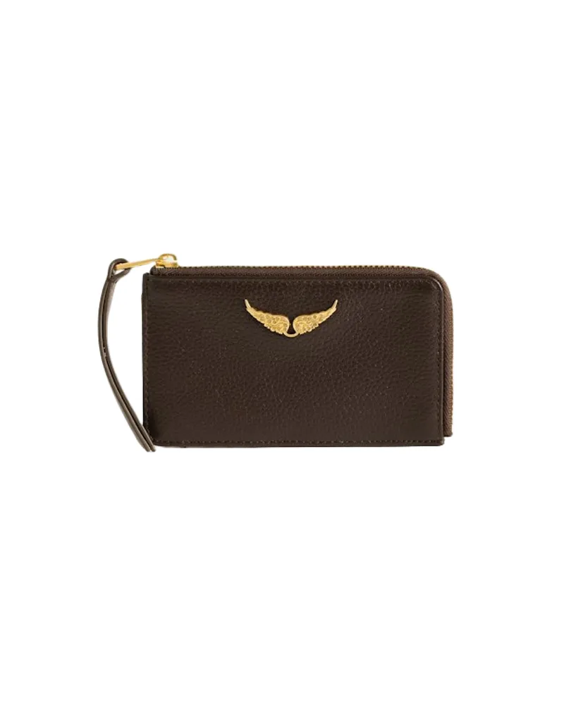Zadig & Voltaire ZV Card Kartenetui Braun