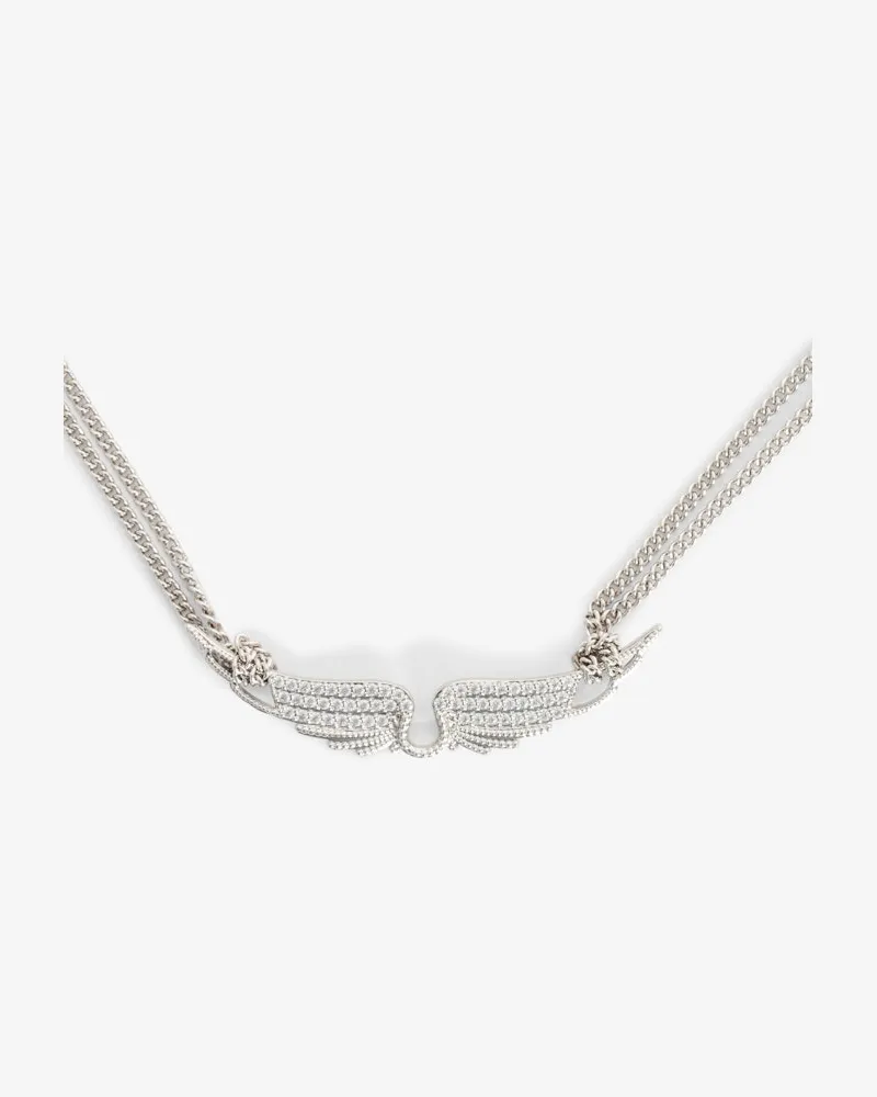 Zadig & Voltaire Halskette Rock Choker Silber