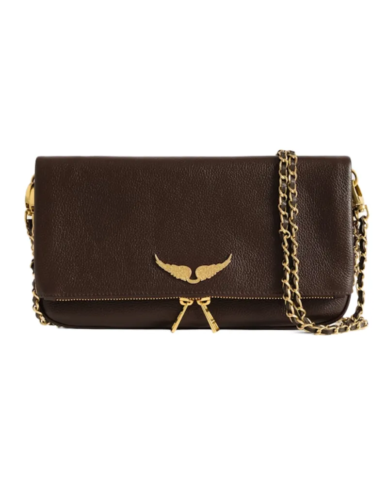 Zadig & Voltaire Clutch Rock Braun