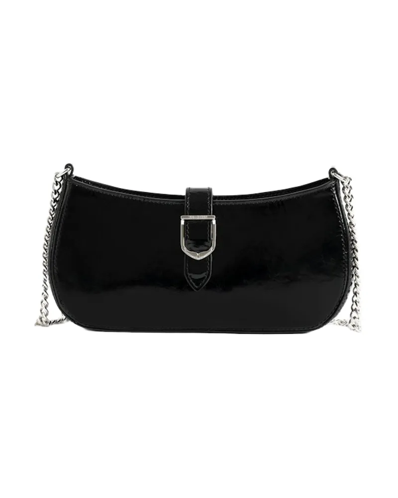Zadig & Voltaire Janis Vintage Patent Tasche Schwarz