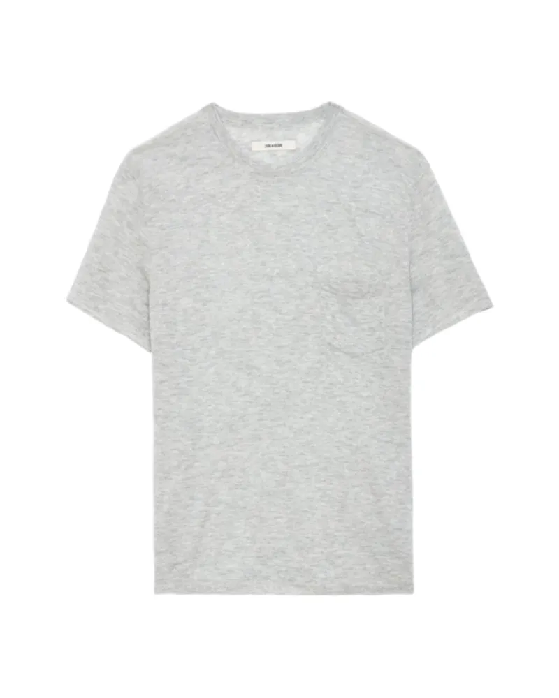 Zadig & Voltaire Pullover Jimmy 100% Kaschmir Grau