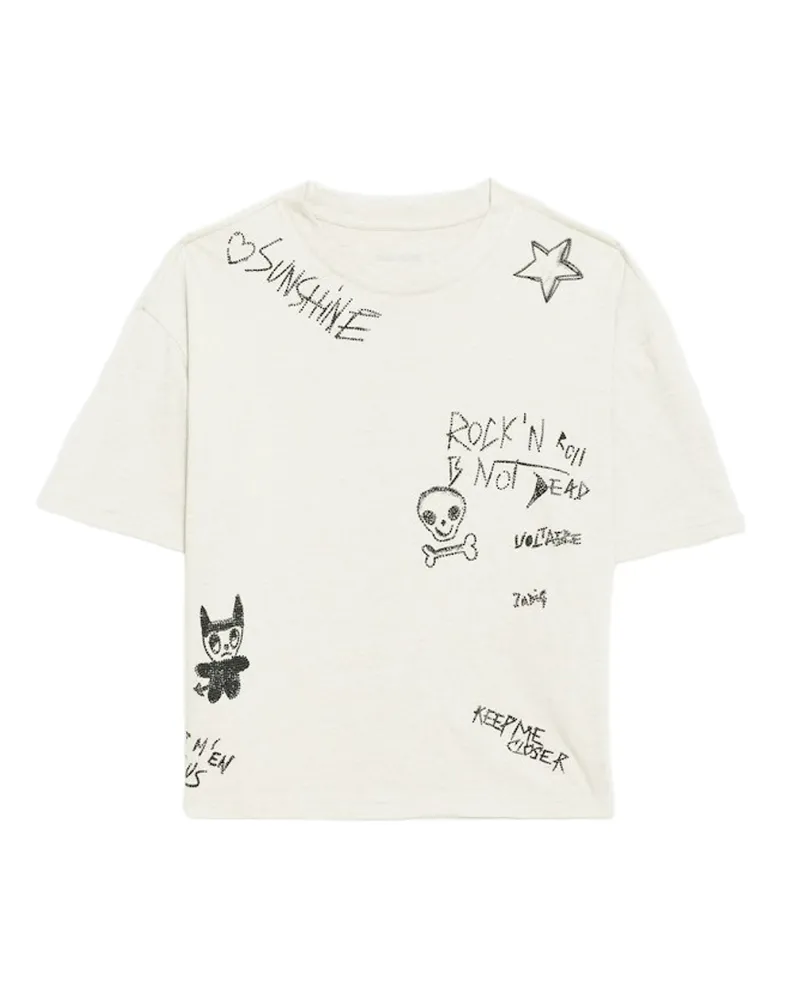 Zadig & Voltaire Taida T-Shirt Grau