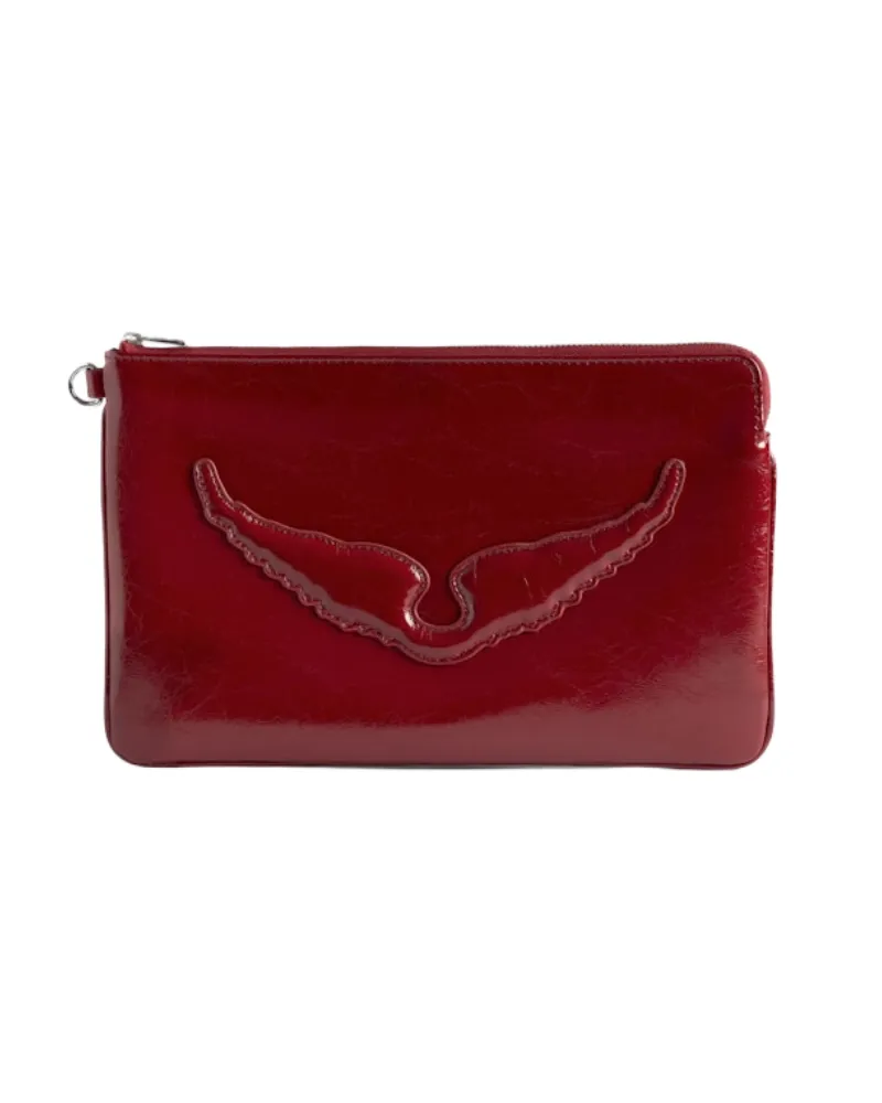 Zadig & Voltaire Clutch Angel Rot