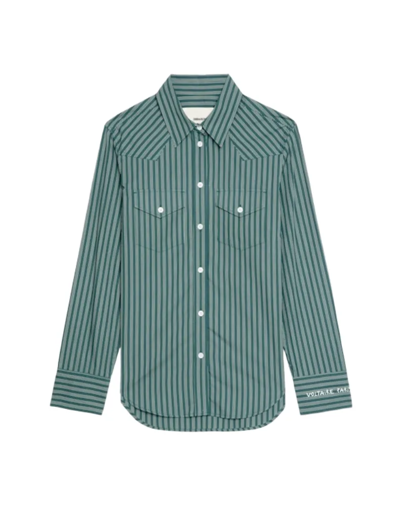 Zadig & Voltaire Hemd Thelma Grün