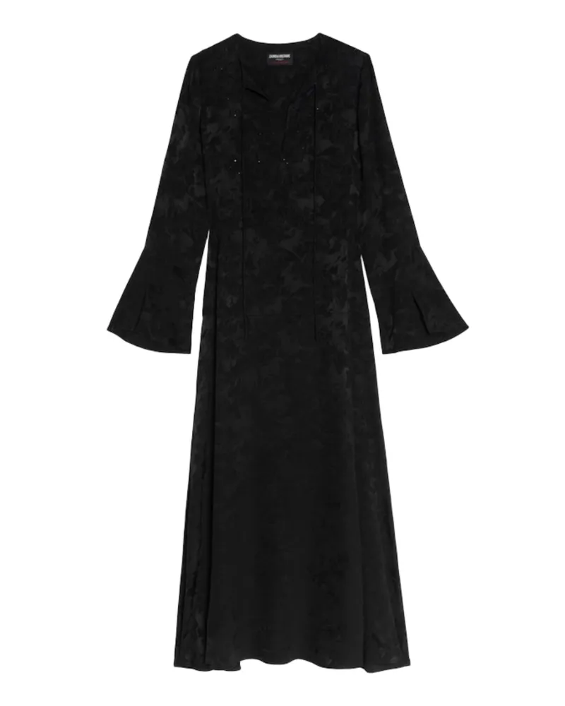 Zadig & Voltaire Kleid Rikal 100% Seide Schwarz