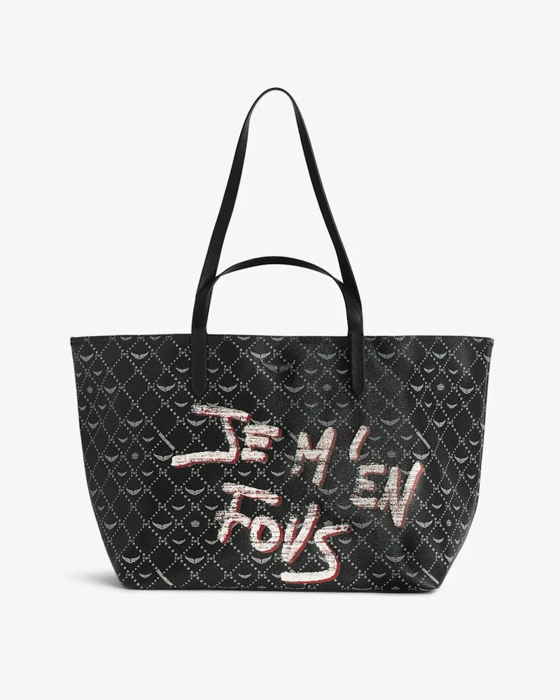 Zadig & Voltaire Z Shopper Xl Monogram Tasche Black