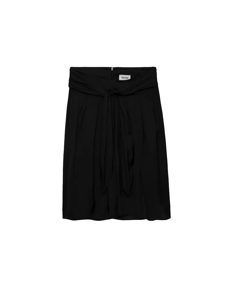 Zadig & Voltaire Rock Joji Satin Schwarz
