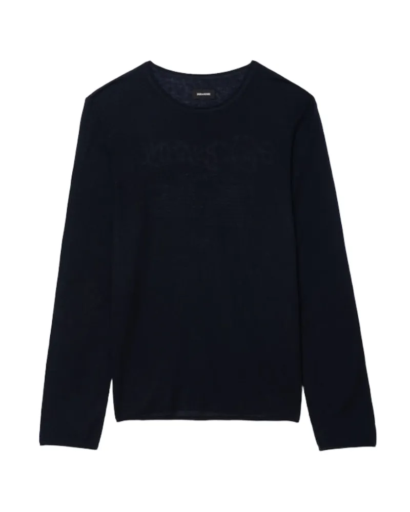 Zadig & Voltaire Teiss Pullover 100% Kaschmir Blau