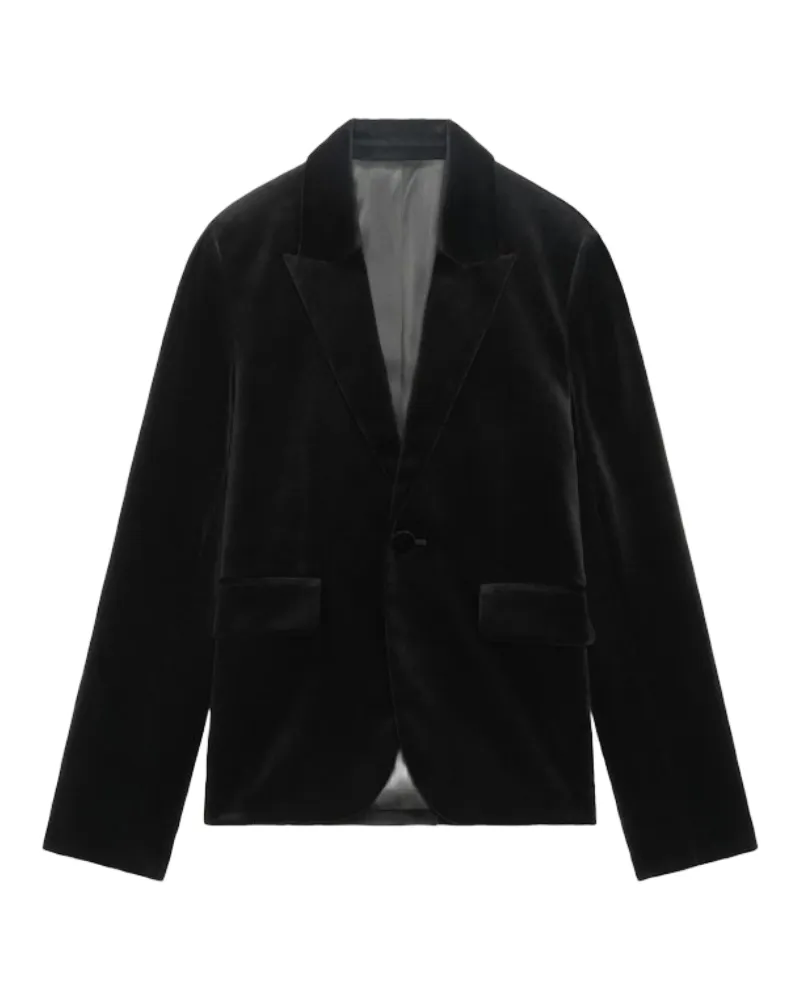 Zadig & Voltaire Vavyh Samt-Blazer Schwarz