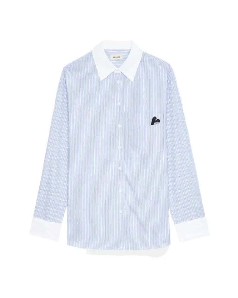 Zadig & Voltaire Hemd Morning Blau