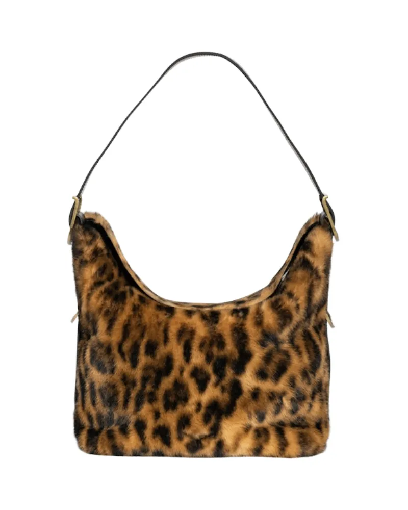 Zadig & Voltaire Jane Leopard Tasche Braun