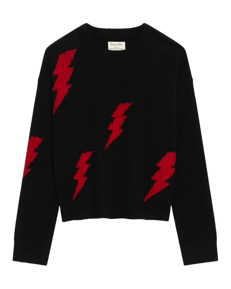 Zadig & Voltaire Markuz Pullover 100% Kaschmir Schwarz