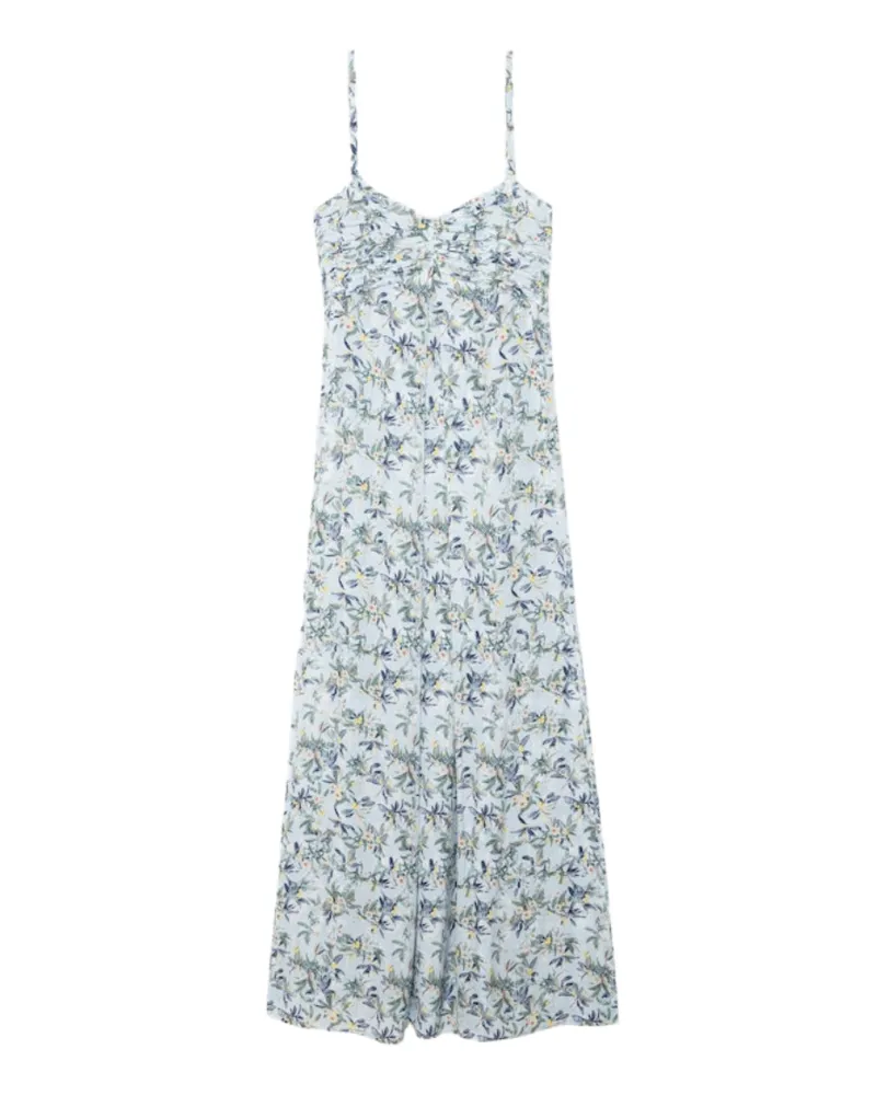 Zadig & Voltaire Rippie Kleid Blau