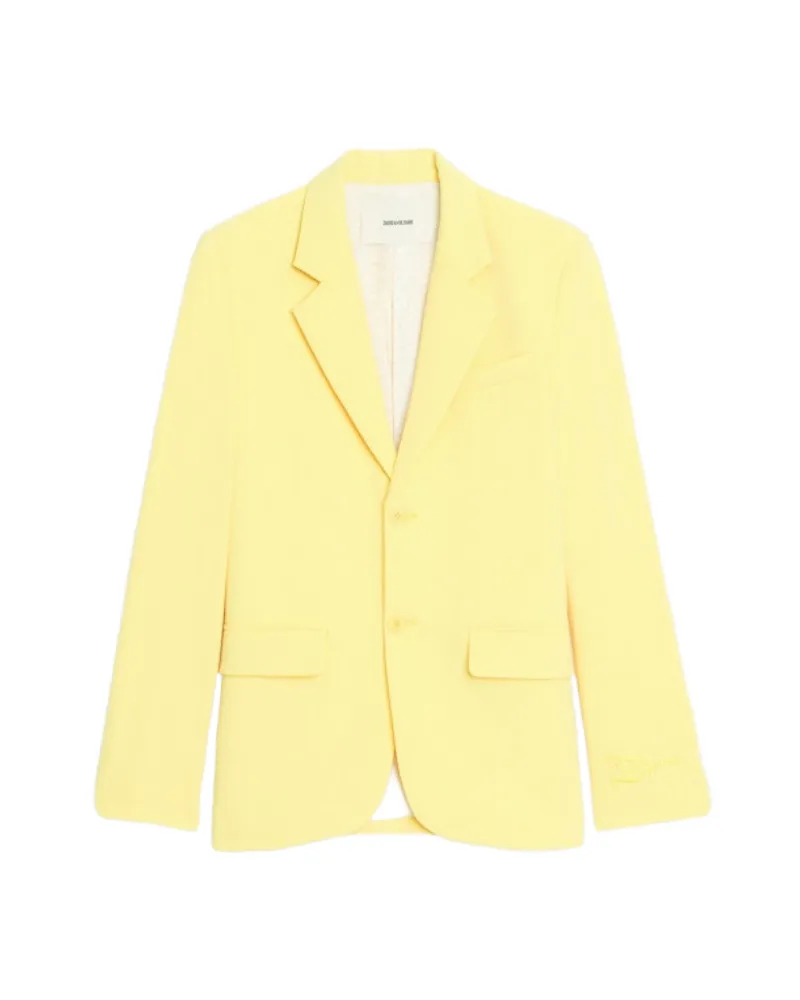 Zadig & Voltaire Blazer Vanille Gelb
