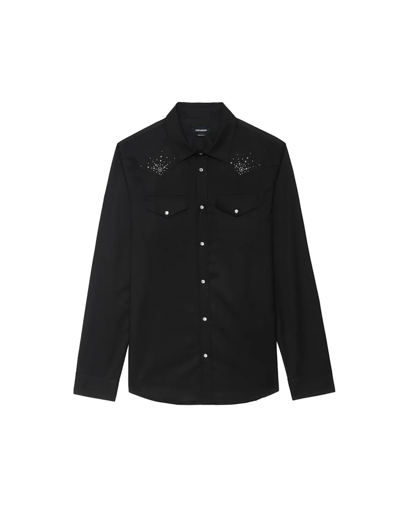 Zadig & Voltaire Hemd Saby Black