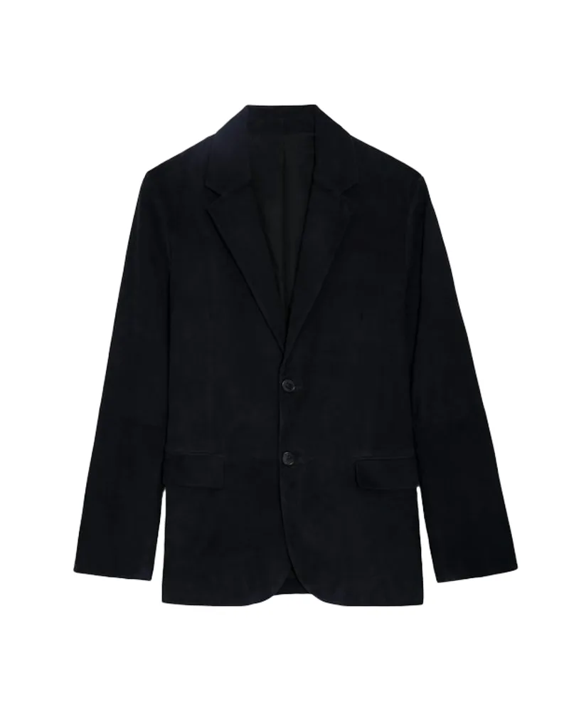 Zadig & Voltaire Blazer Valfried Wildleder Blau