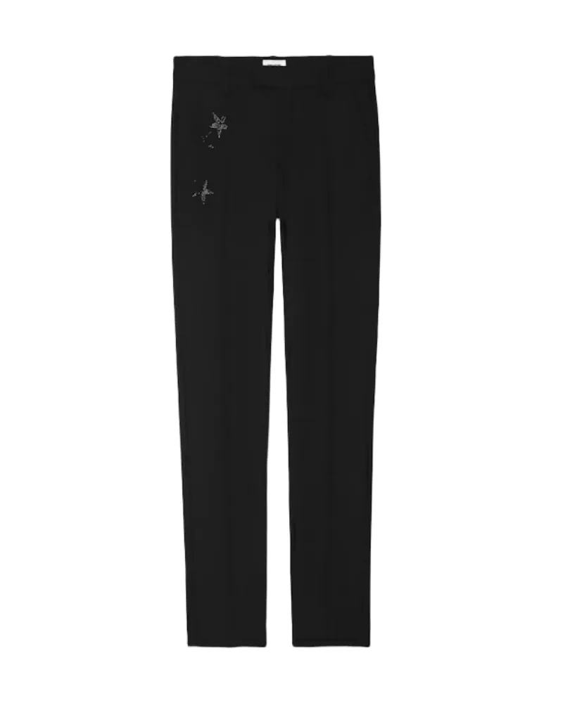 Zadig & Voltaire Hose Prune Schwarz