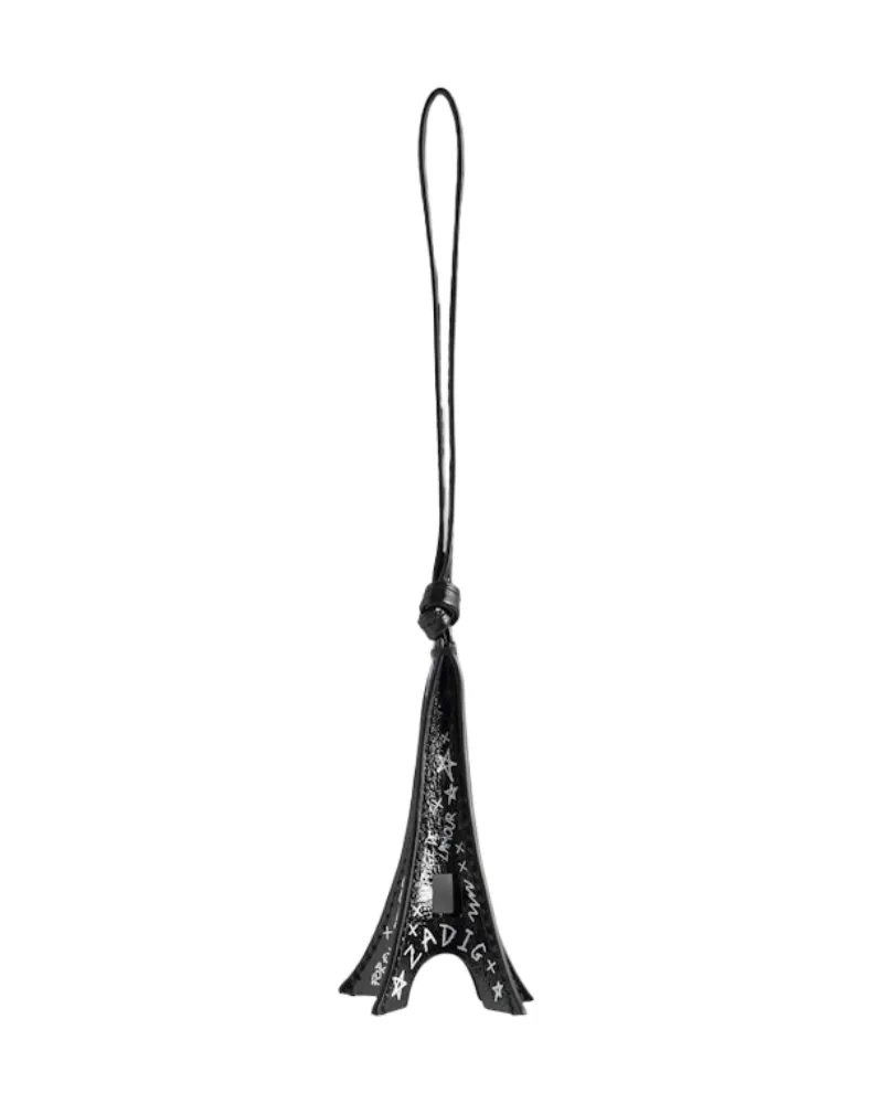 Zadig & Voltaire Schlüsselanhänger Zadig Tower Schwarz