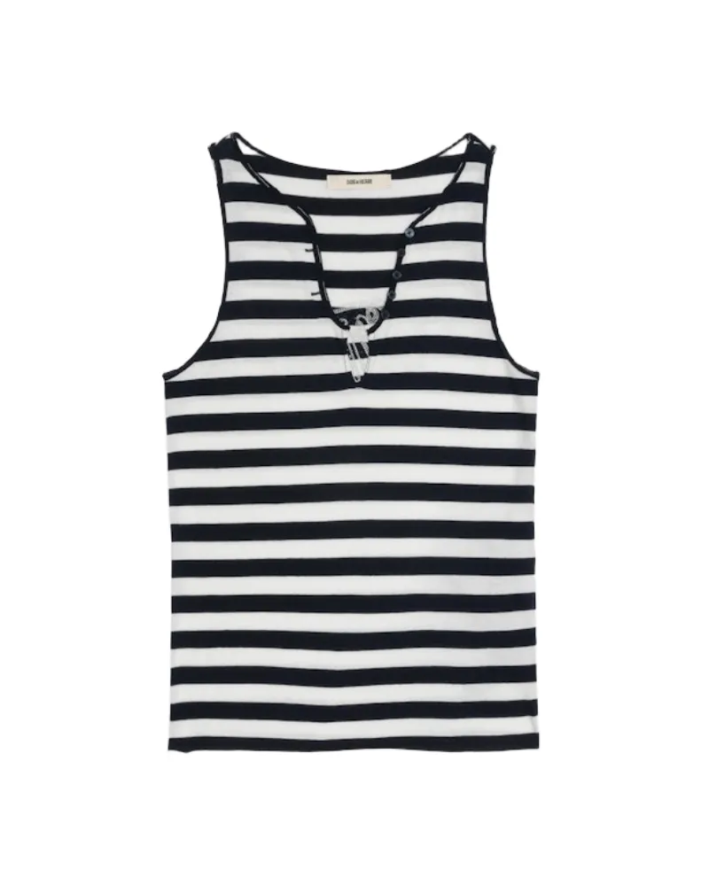 Zadig & Voltaire Tanktop Tif Weiß