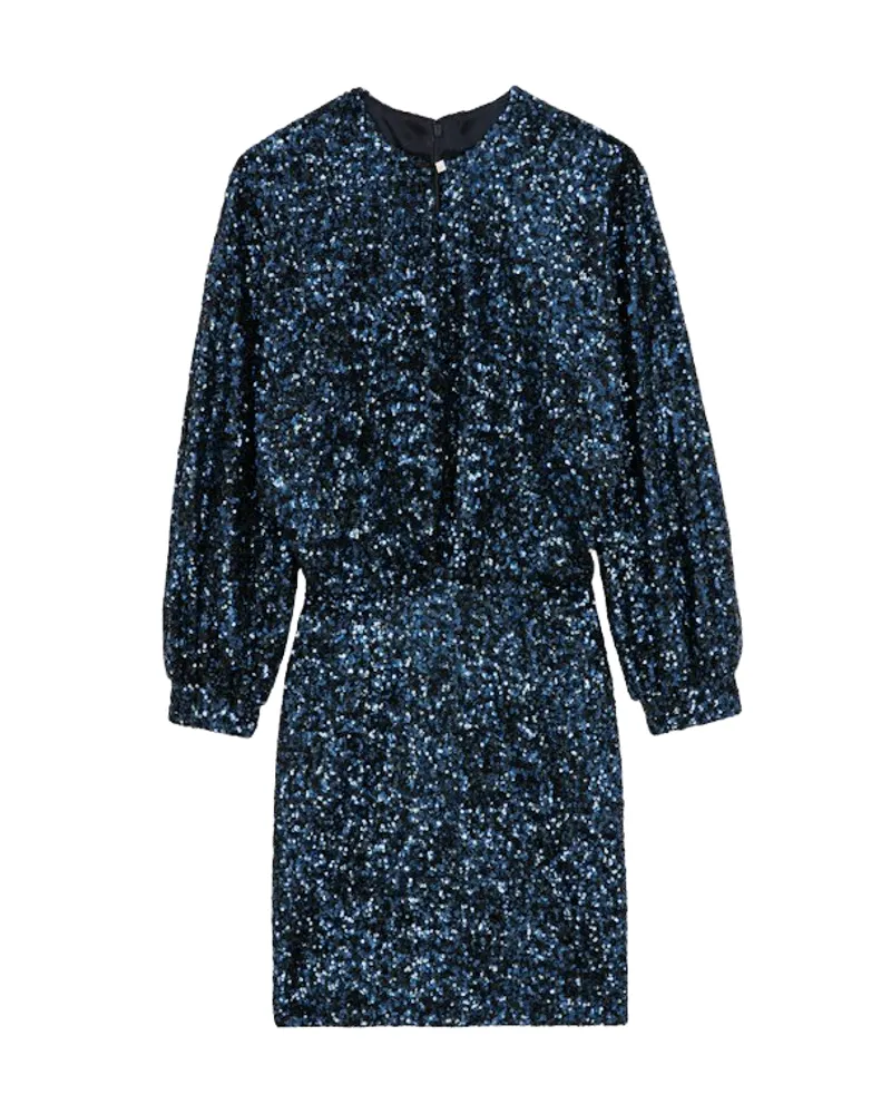 Zadig & Voltaire Kleid Rui Sequins Blau