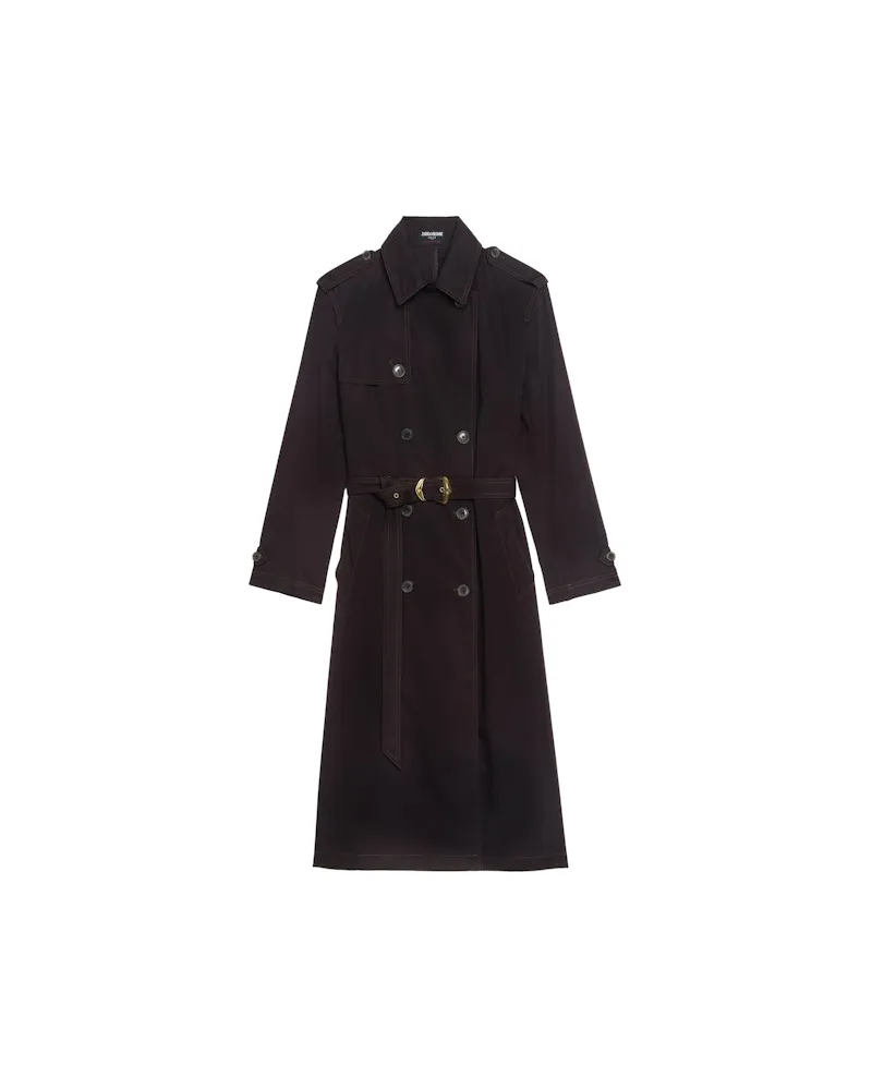 Zadig & Voltaire Trenchcoat Kenar Braun