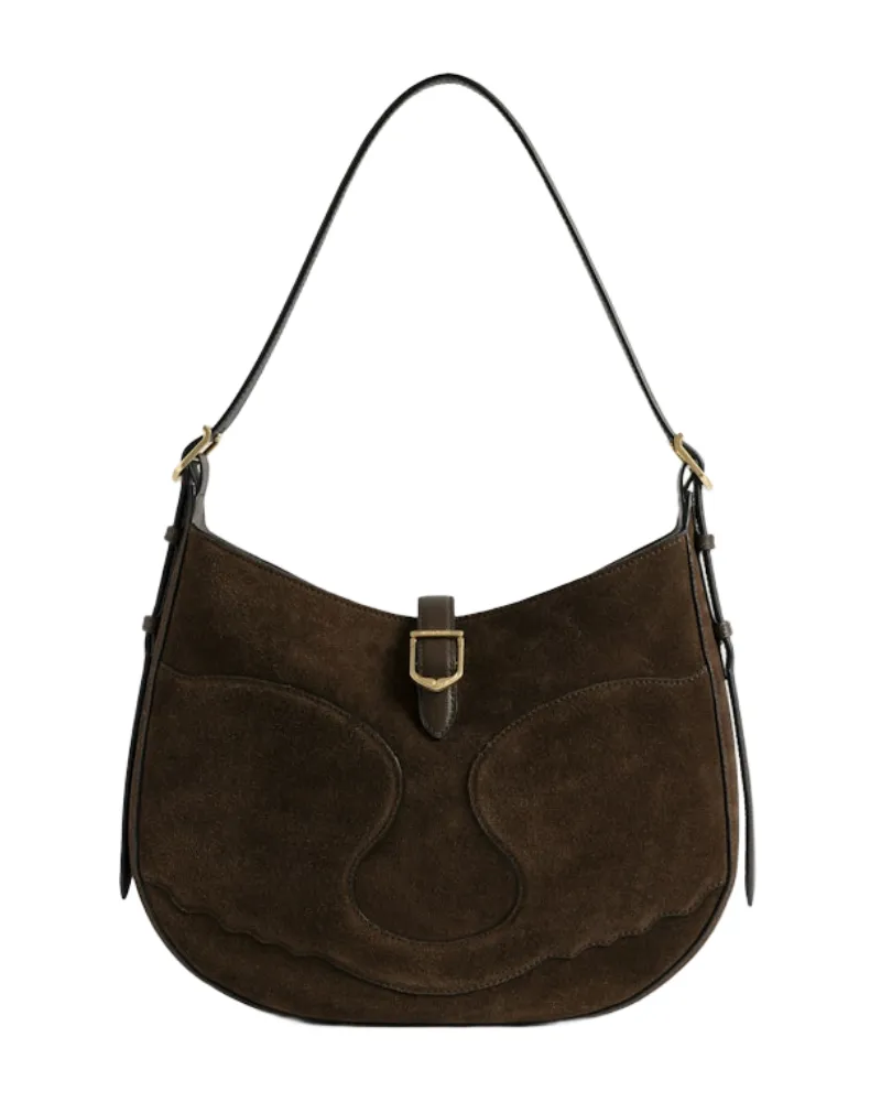 Zadig & Voltaire Moonrise Hobo Tasche Braun