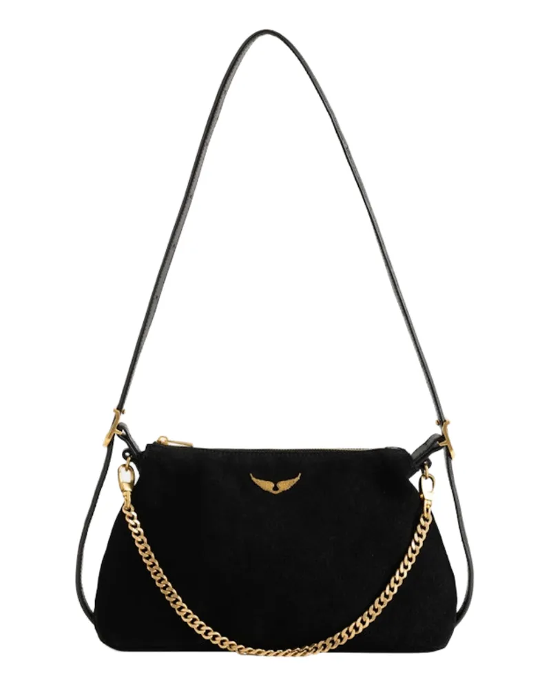 Zadig & Voltaire Jim Mini Suede Tasche Schwarz