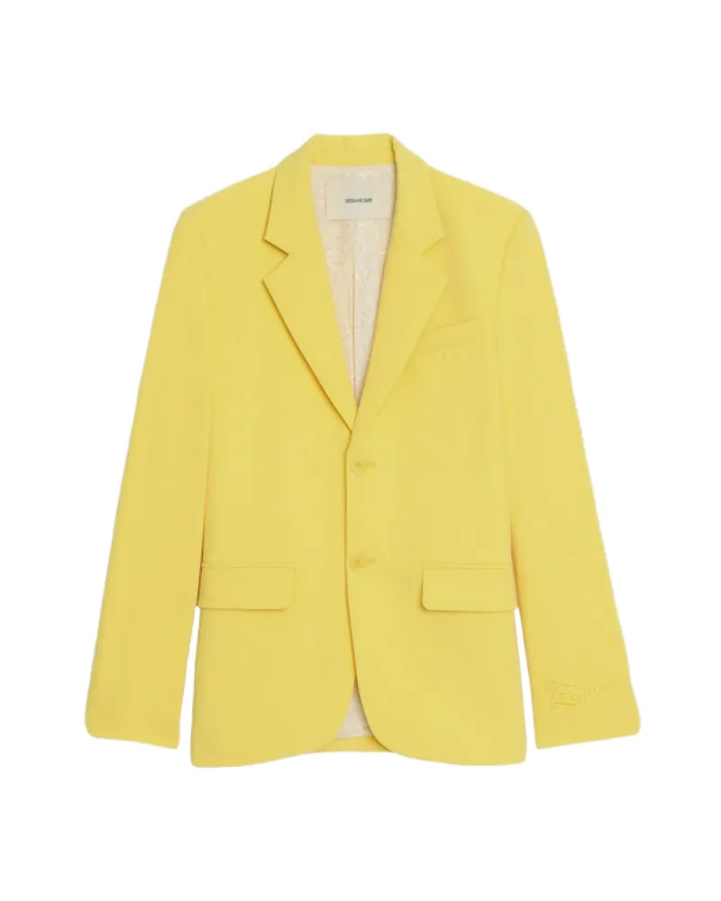Zadig & Voltaire Blazer Vanille Gelb