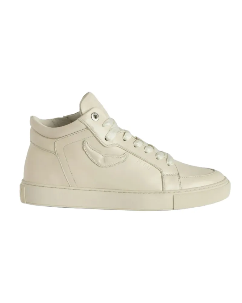 Zadig & Voltaire Mid-Top Fly Sneakers Weiß