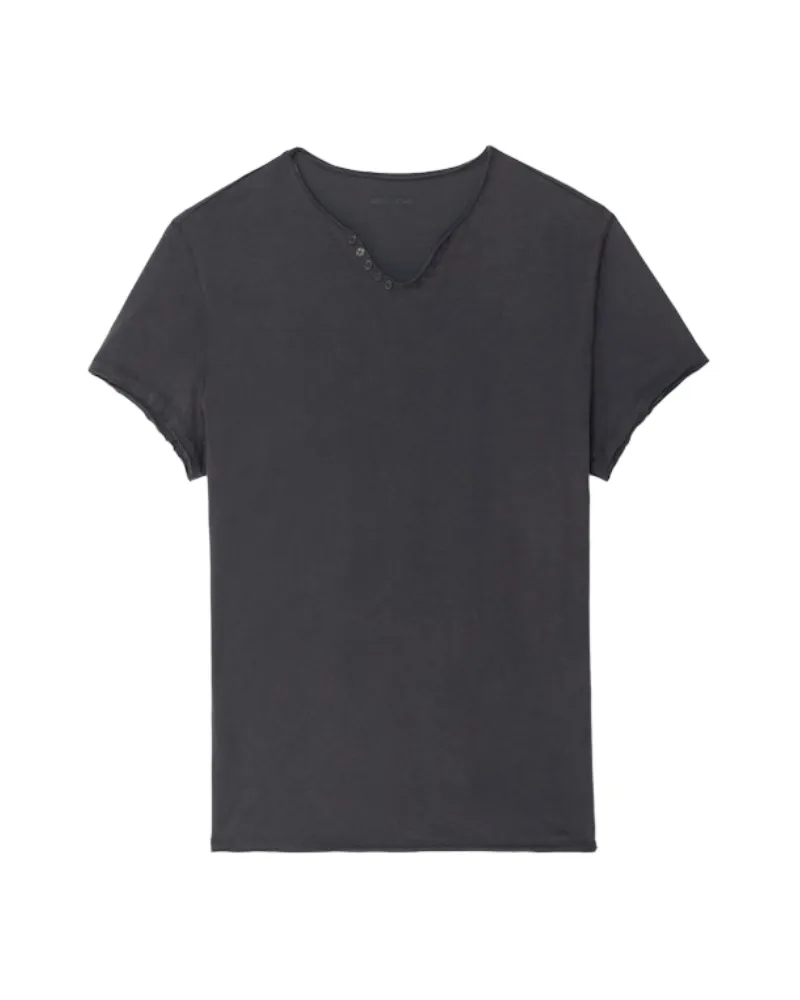 Zadig & Voltaire Henley-Shirt Monastir Grau
