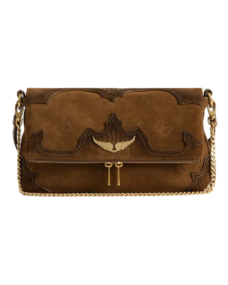 Zadig & Voltaire Rocky II Western Used Tasche Braun