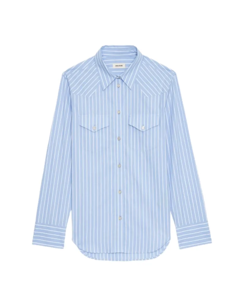 Zadig & Voltaire Hemd Thelma Blau