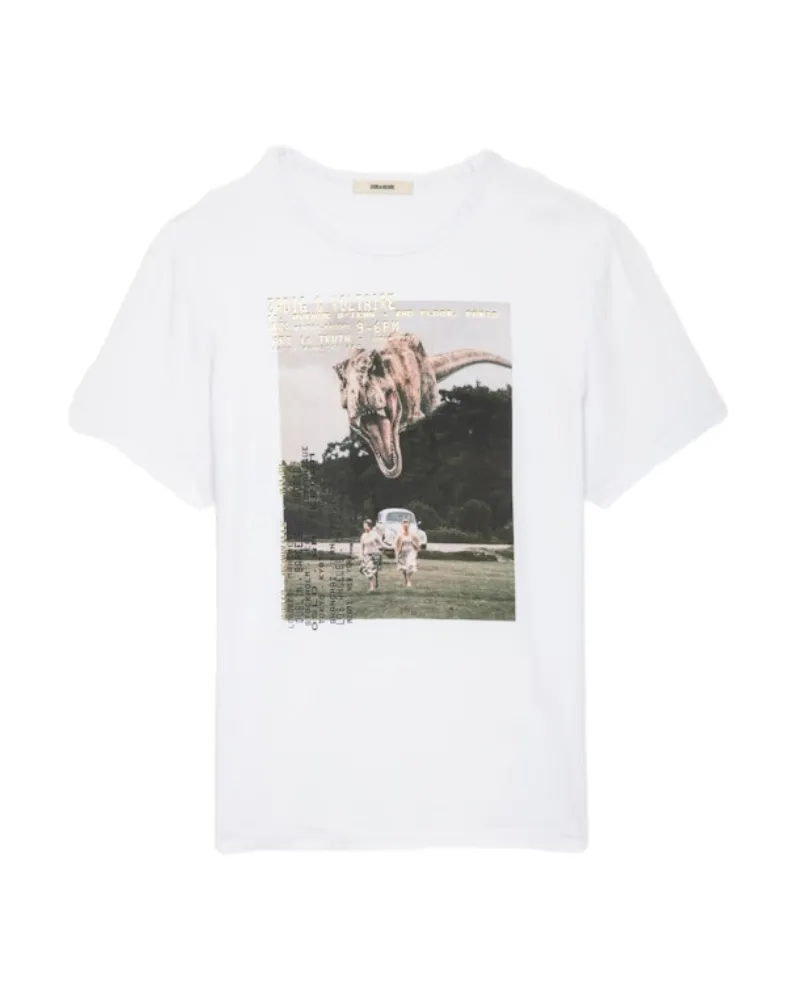 Zadig & Voltaire T-Shirt Ted Weiß