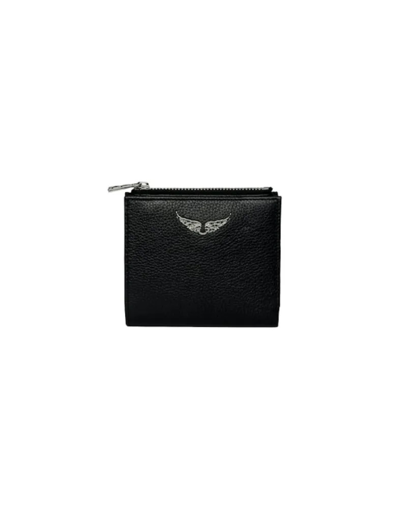 Zadig & Voltaire ZV Wallet Brieftasche Schwarz