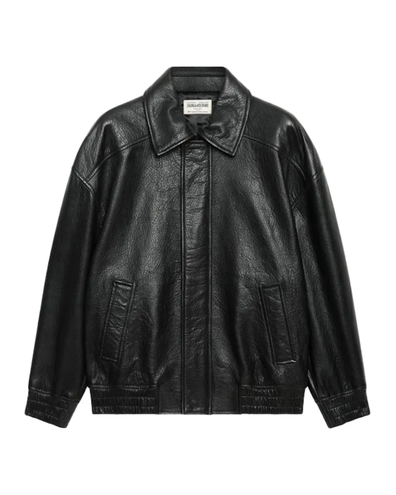 Zadig & Voltaire Loriand Lederjacke Schwarz