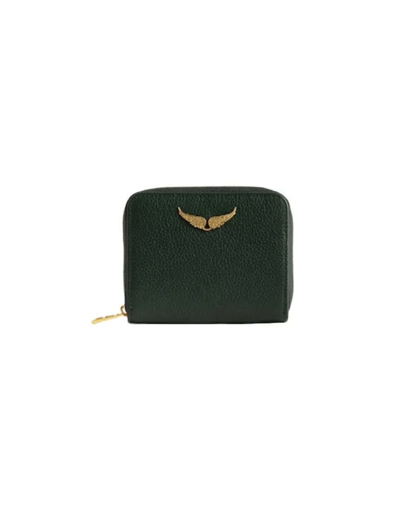 Zadig & Voltaire Mini ZV Geldbörse Grün