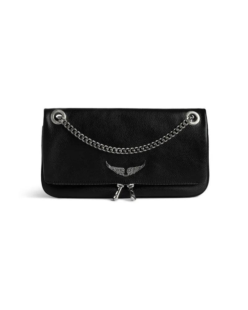 Zadig & Voltaire Clutch Rock II Schwarz