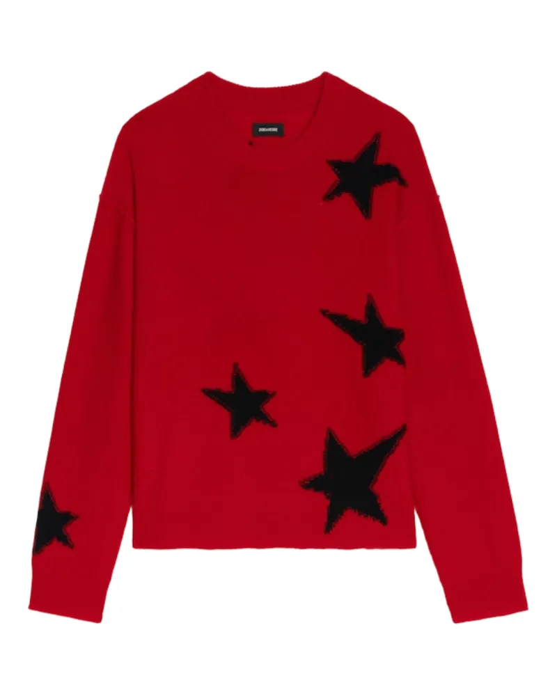 Zadig & Voltaire Pullover Markuz 100% Kaschmir Rot