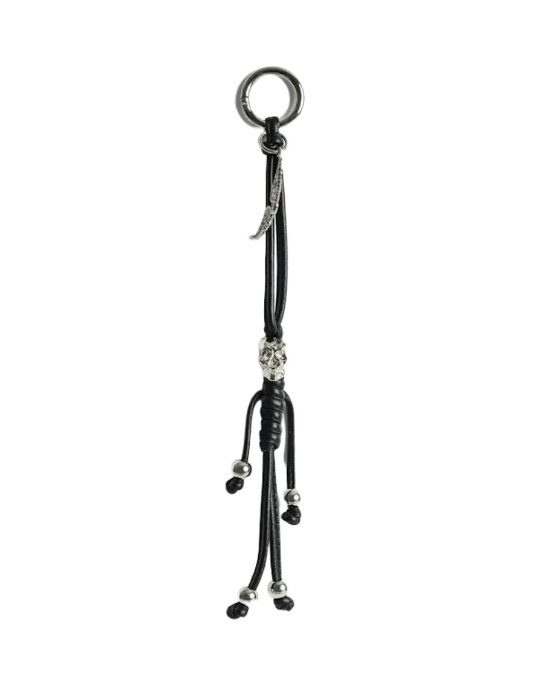 Zadig & Voltaire Skull Schlüsselanhänger Schwarz