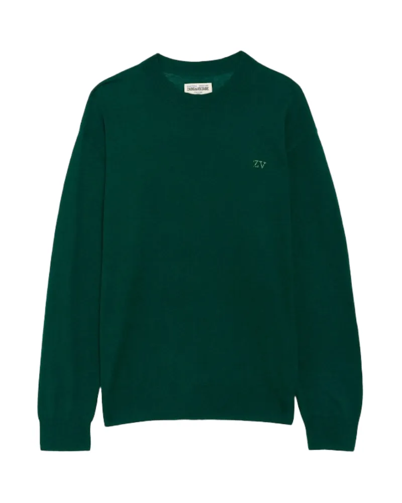 Zadig & Voltaire Pullover Swyna 100% Kaschmir Grün