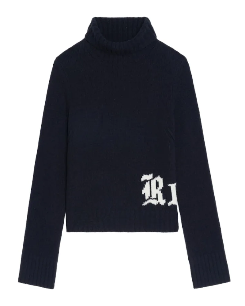 Zadig & Voltaire Pullover Nalma 100% Merinowolle Blau