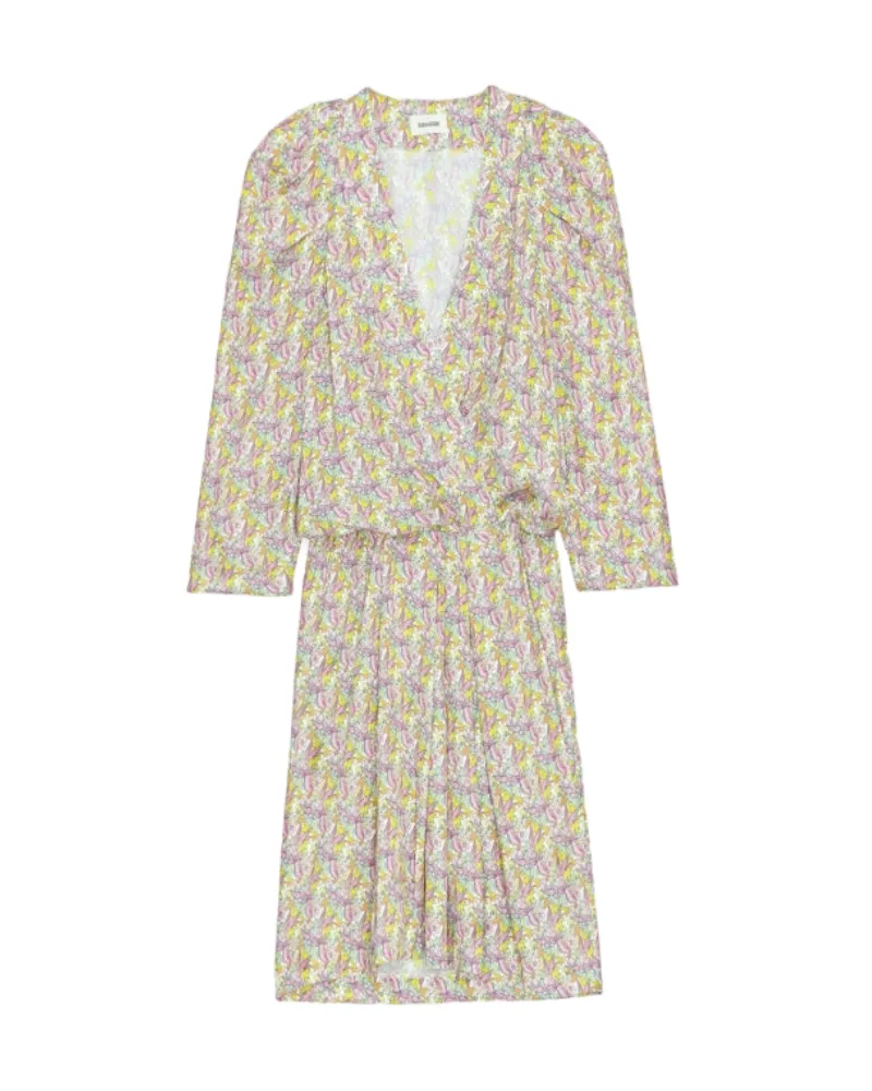 Zadig & Voltaire Kleid Ruz Gelb