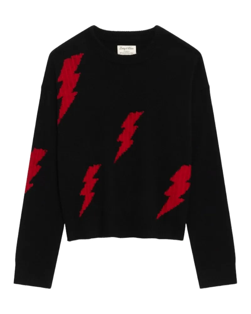 Zadig & Voltaire Markuz Pullover 100% Kaschmir Schwarz