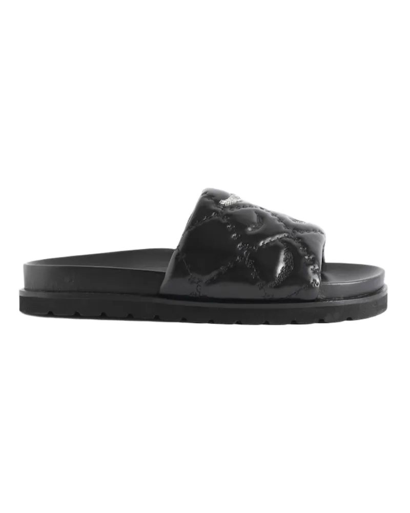 Zadig & Voltaire Mules Teddy Bare Vintage Schwarz